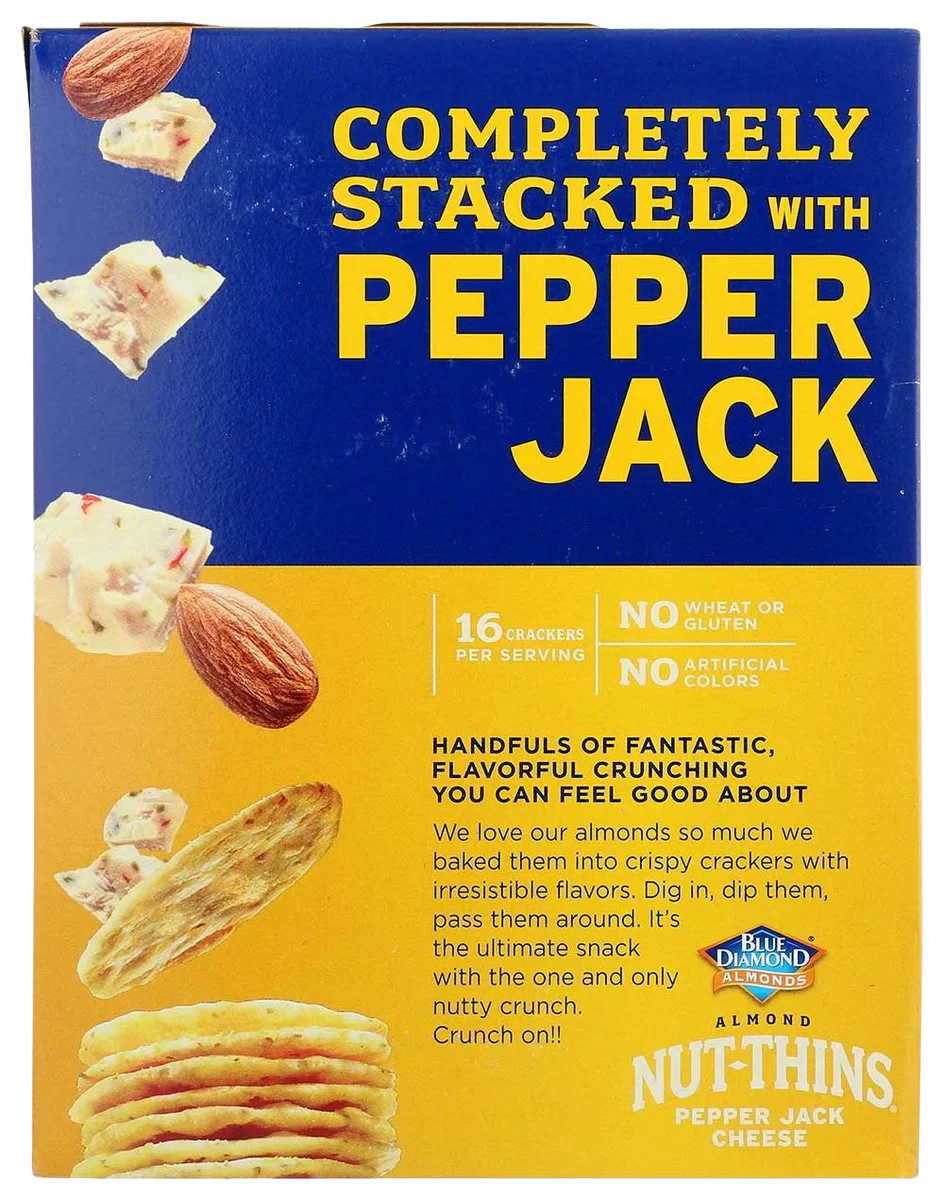 Pepper Jack Cheese & Almonds Rice Cracker - Image 2