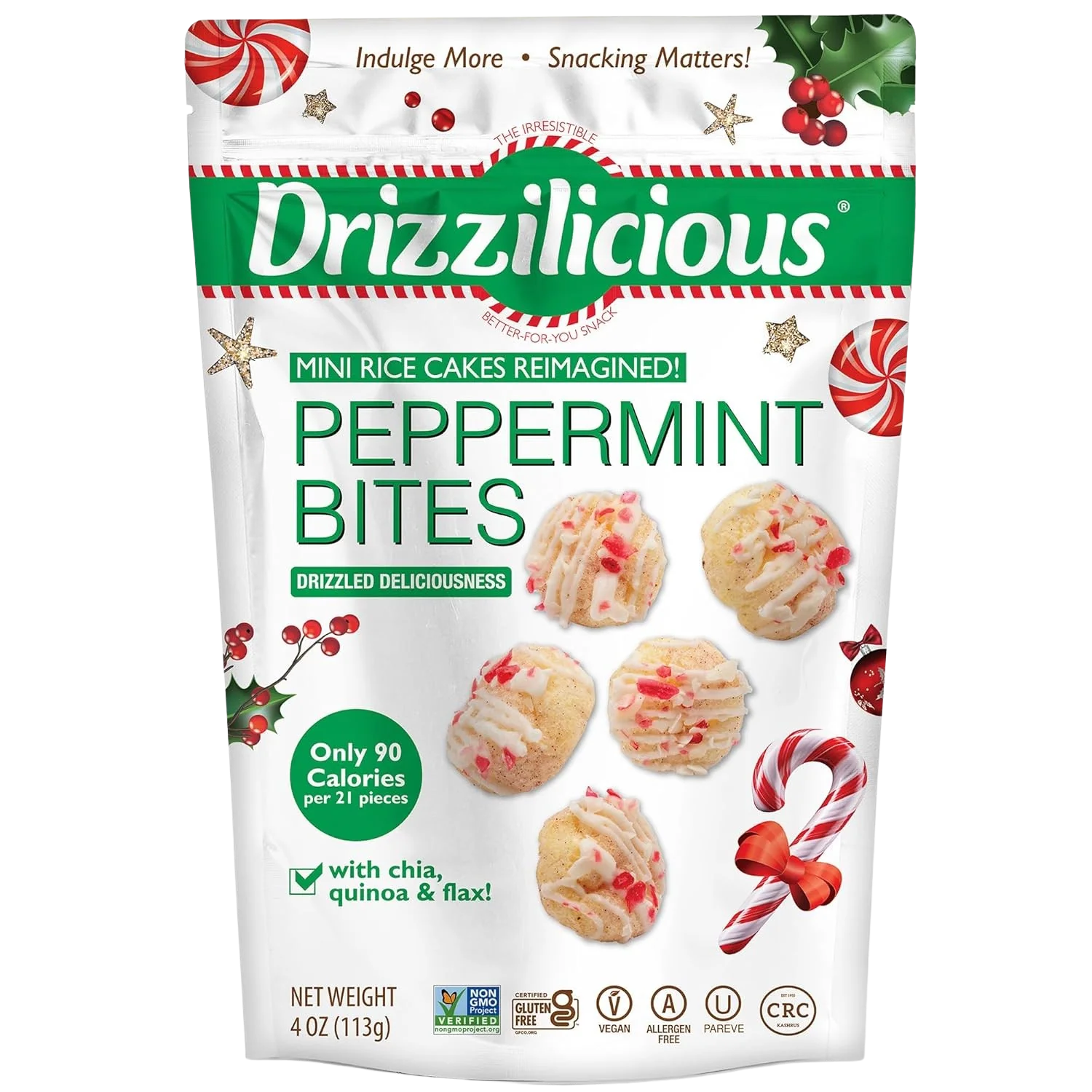 Peppermint Bites Mini Rice Cakes