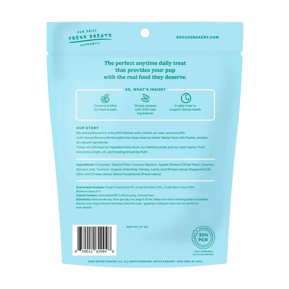 Peppermint Flavor Brushy Stick Dog Treats - For Small Dog - Image 5