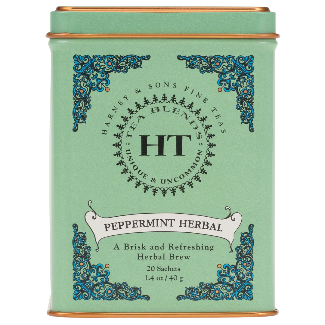Peppermint Herbal Tea Sachets - Caffeine Free