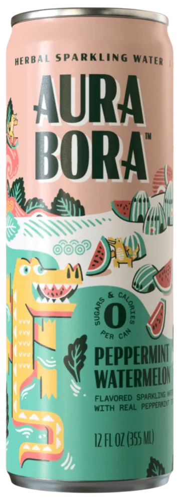Peppermint Watermelon Sparkling Water (6 Pack) - Image 2