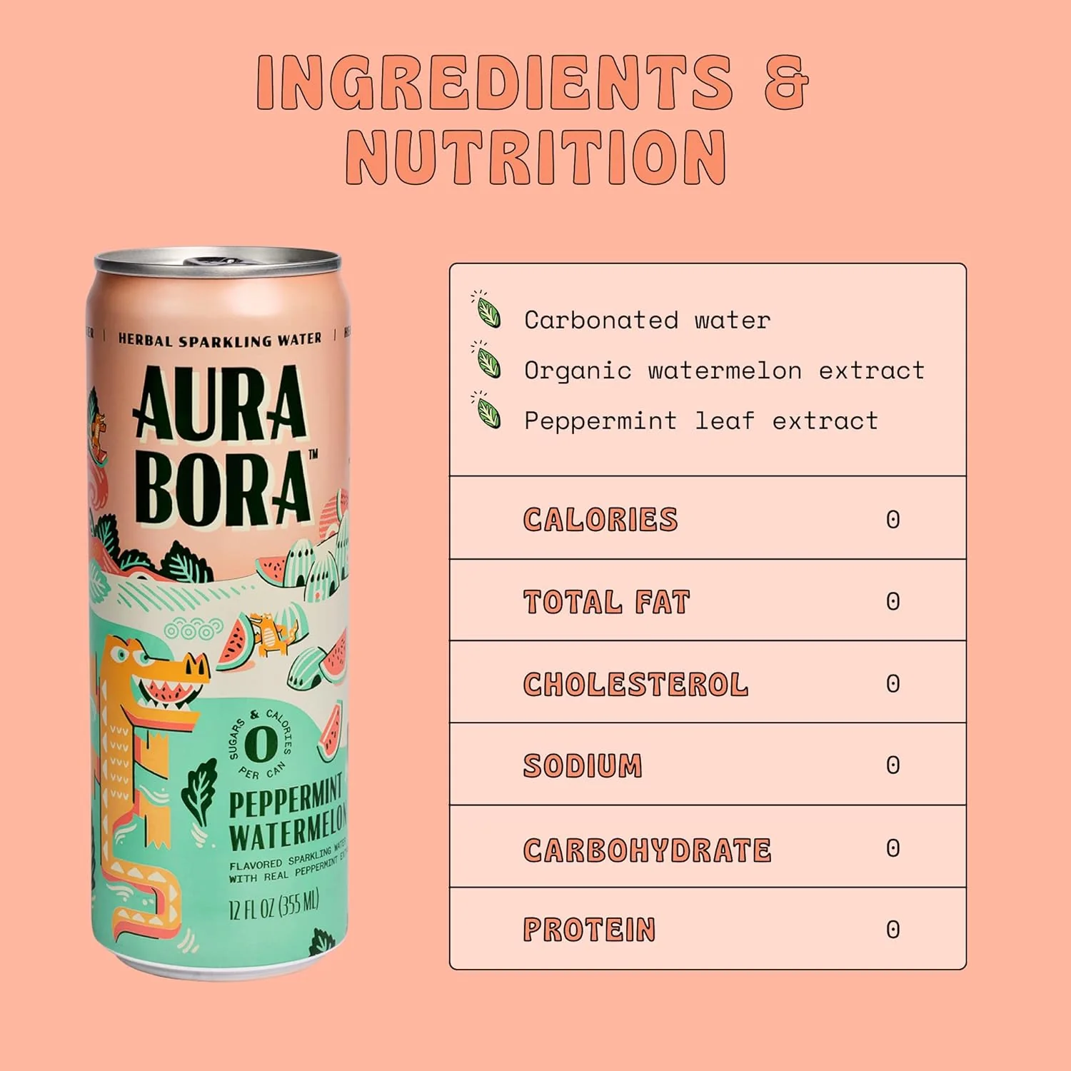 Peppermint Watermelon Sparkling Water (6 Pack) - Image 3