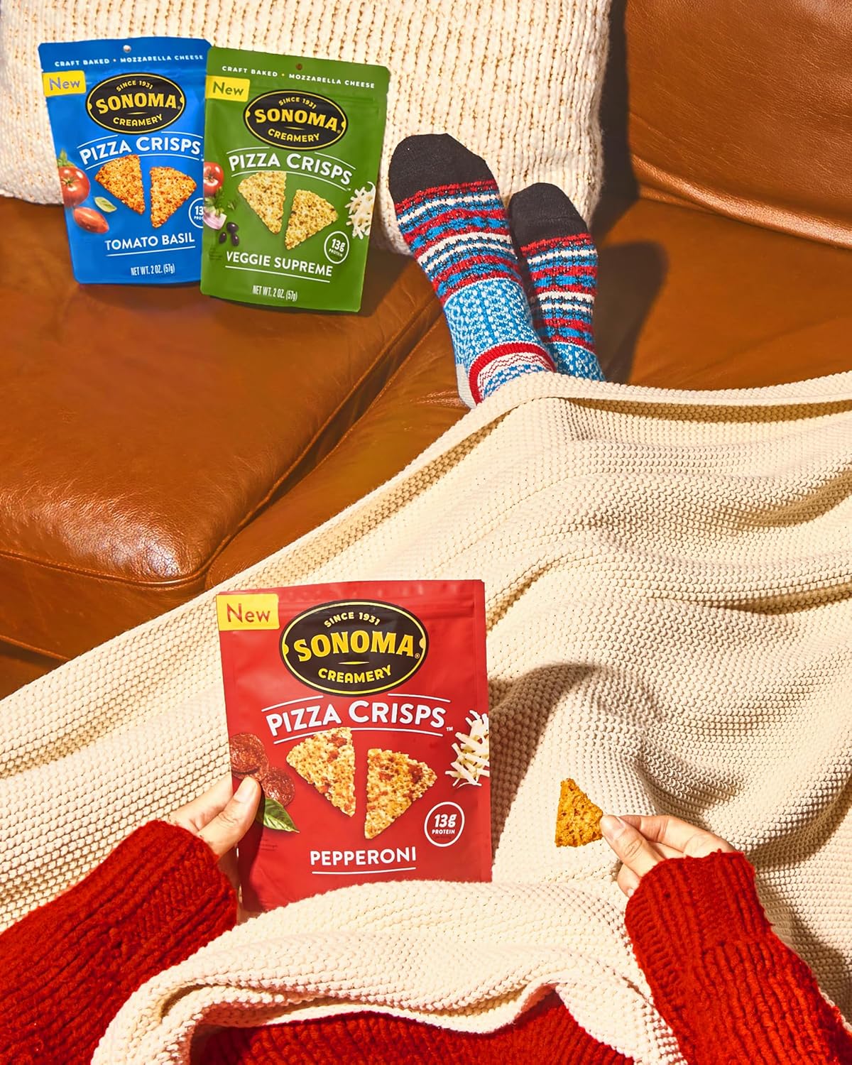 Pepperoni Pizza Crisps (6 Pack) - Image 4