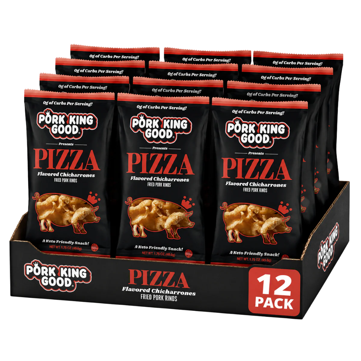 Pepperoni Pizza Pork Rinds (12 CT)