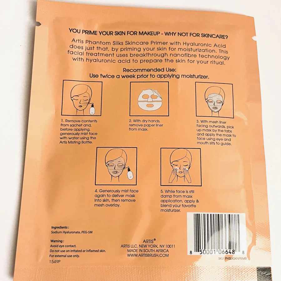 Phantom Silk Face Mask with Hyaluronic Acid - Image 3