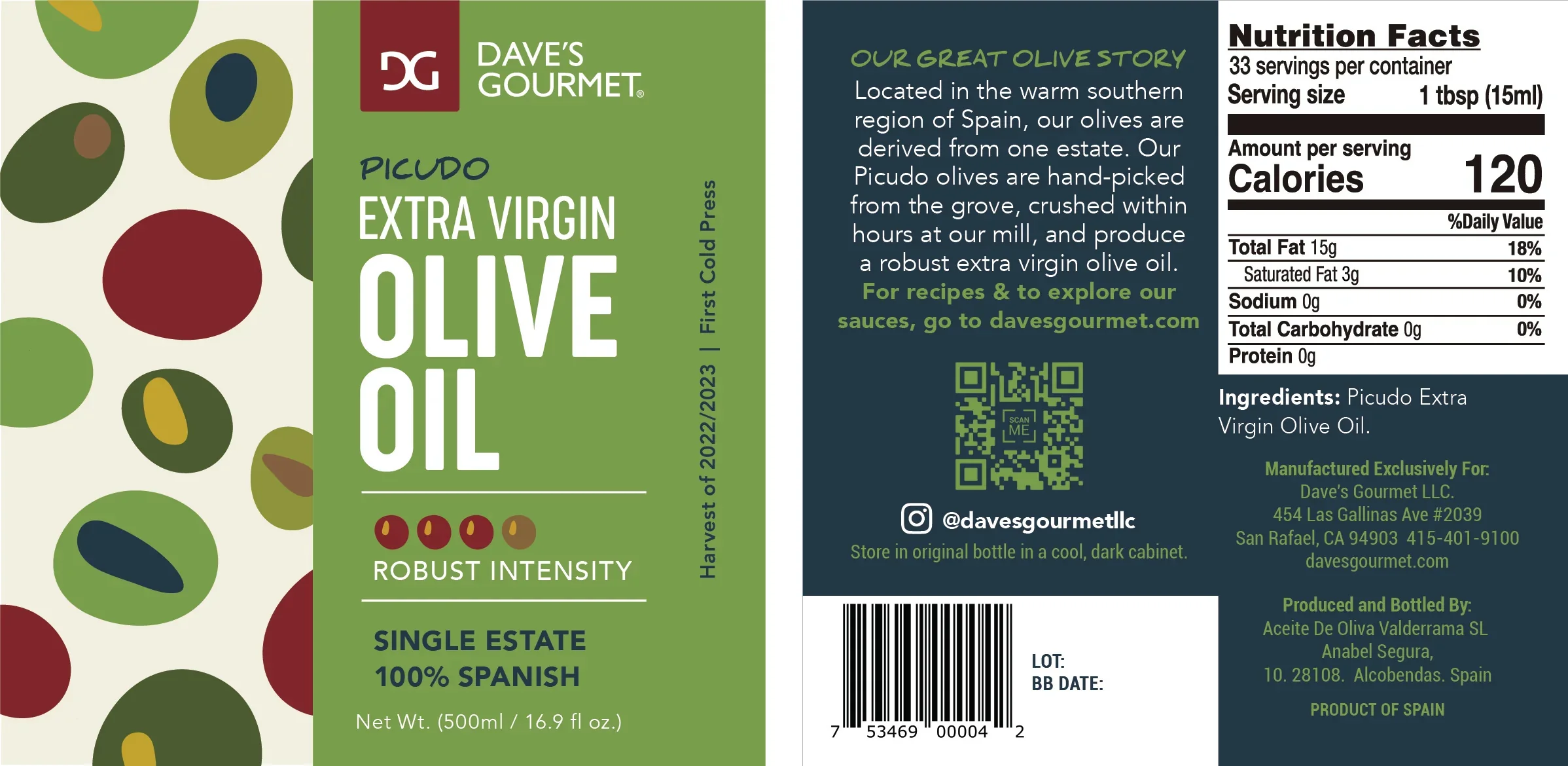 Picudo Extra Virgin Olive Oil - Image 3