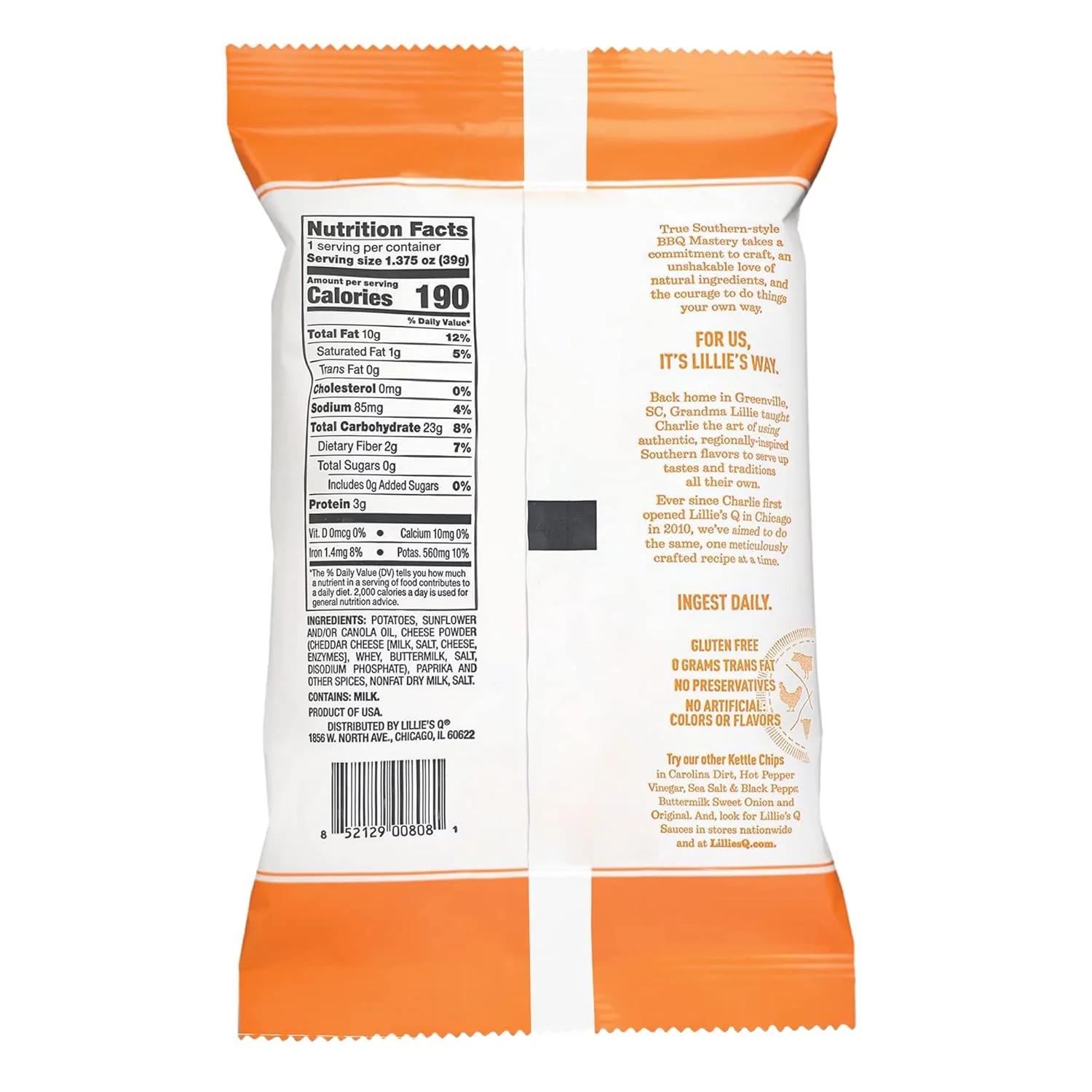 Pimento Cheese Kettle Chips (Snack Size) - Image 2