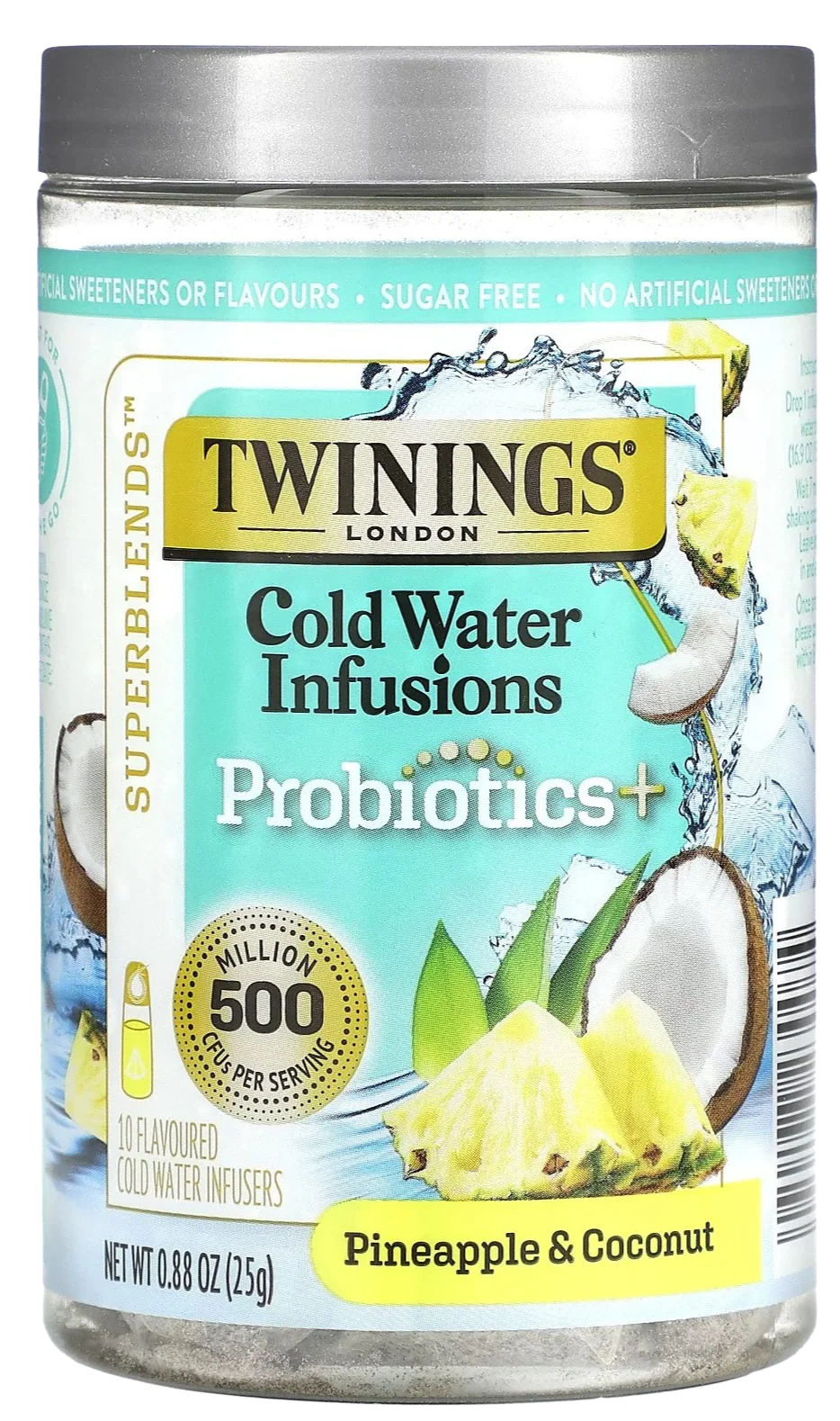 Pineapple & Coconut Probiotic Cold Blend Tea