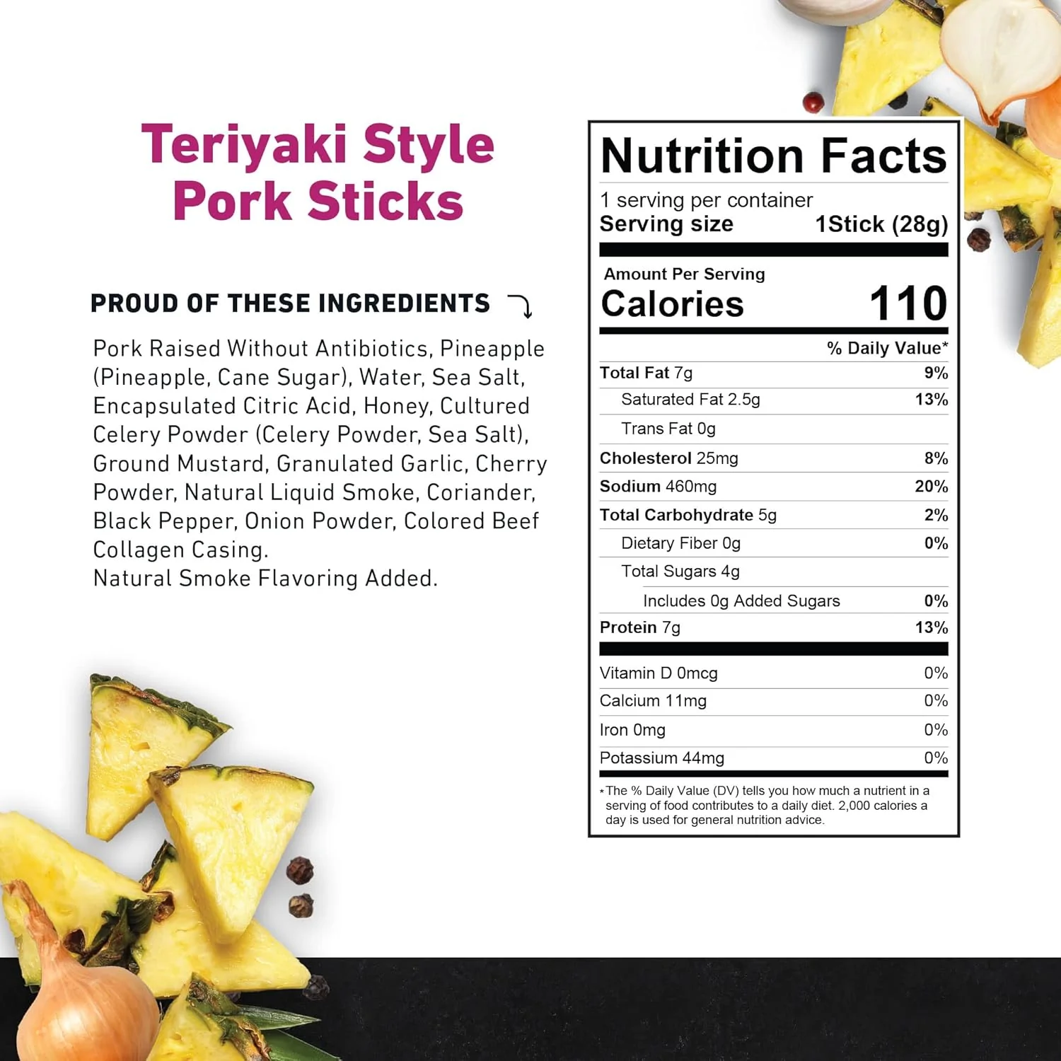Pineapple Pork Meat Sticks (18 CT) - Image 3