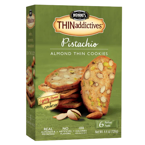 Pistachio Almond Thin Cookies