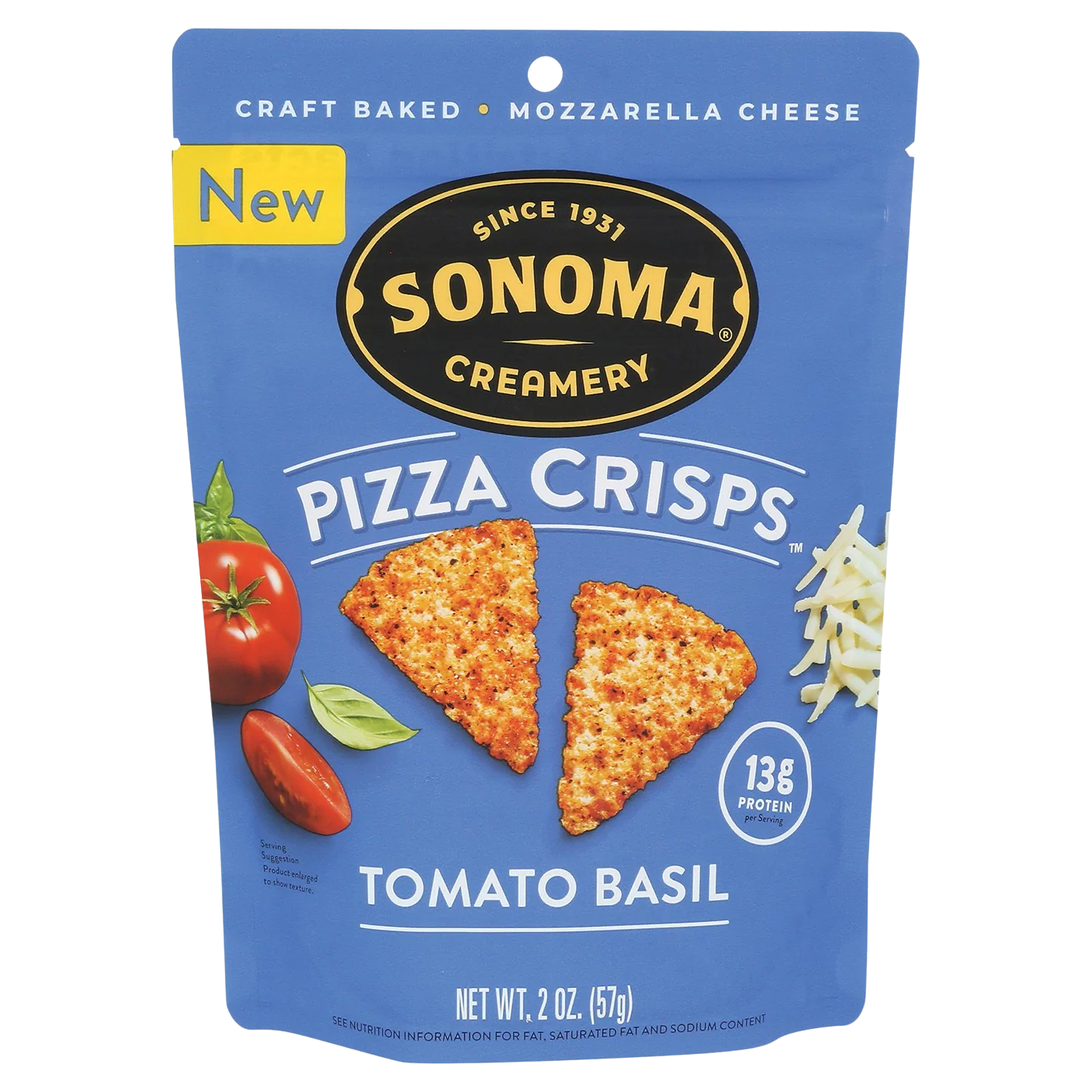 Tomato Basil Pizza Crisps