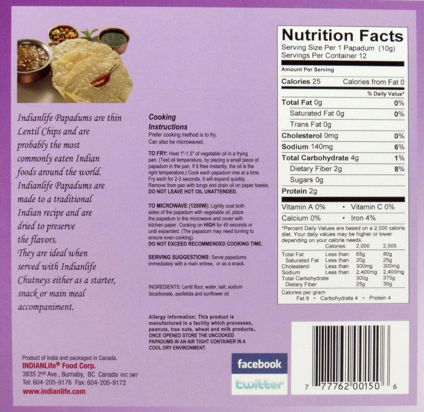 Plain Papadums - Image 2