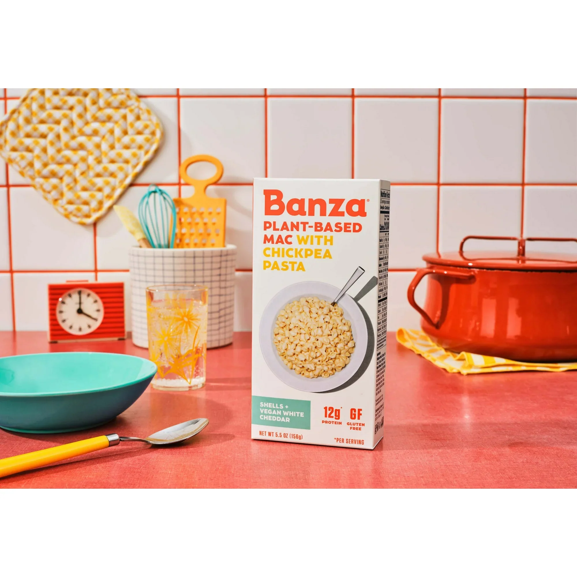 Plant Based Chickpea Vegan White Cheddar Mac & Cheese (6 Pack) - Image 3