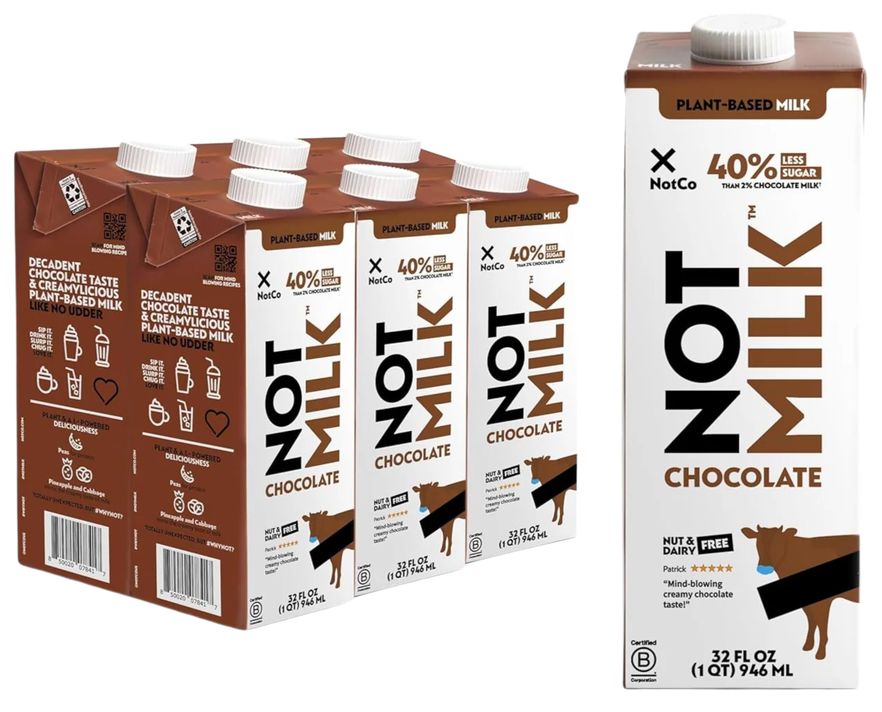 Plant Based Chocolate Milk (6 Pack)