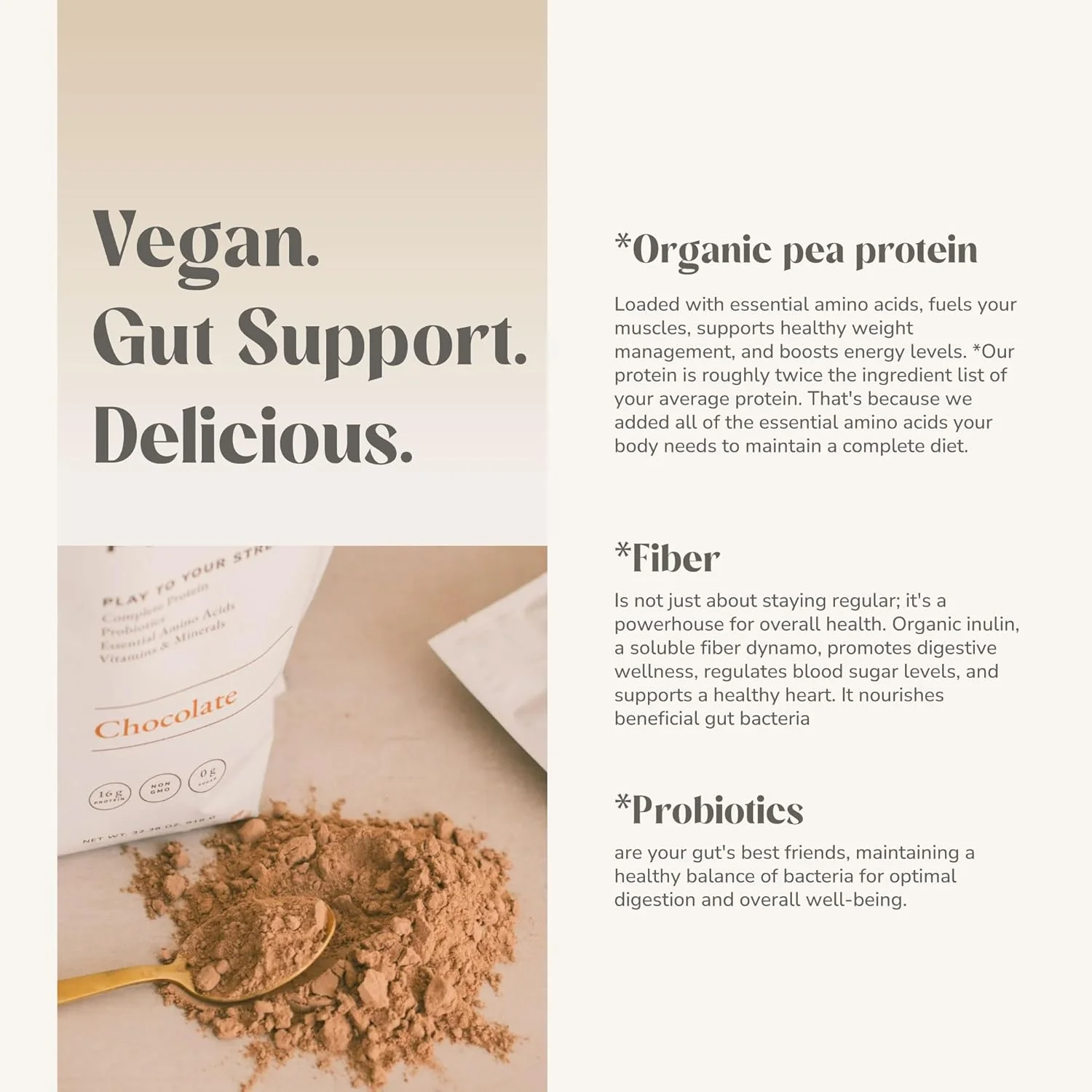 Plant-Based Probiotic Protein Vanilla (10 CT) - Image 5