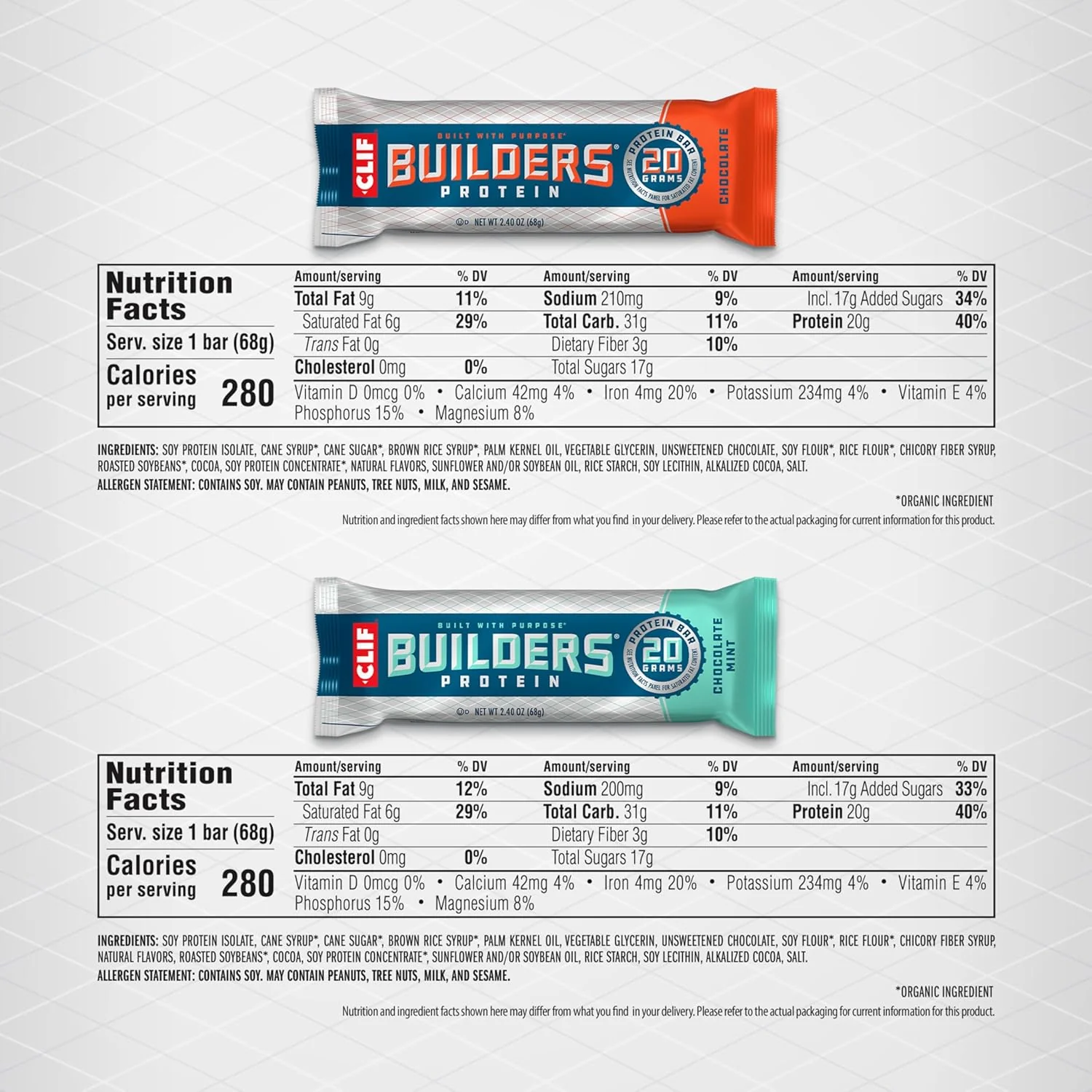 Plant Based Protein Bars Variety Pack (12 CT) - Image 3