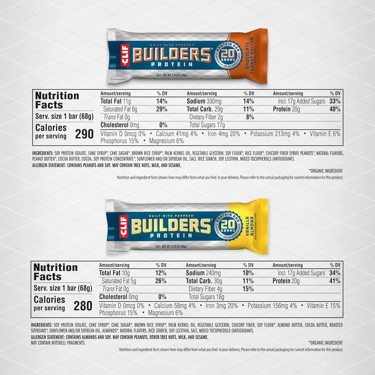 Plant Based Protein Bars Variety Pack (12 CT) - Image 4