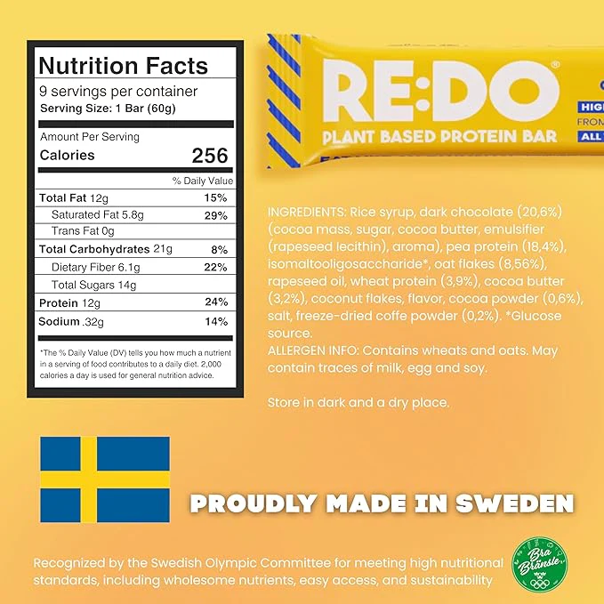 Plant-Based Swedish Chocolate Ball Protein Bars (9 CT) - Image 5