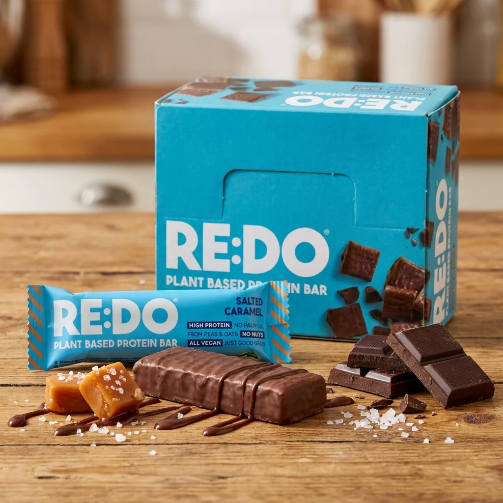Plant-Based Swedish Salted Caramel Protein Bars (9 CT) - Image 3