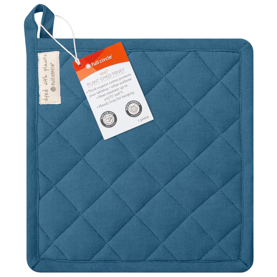 Plant Dyed Trivet - Indigo