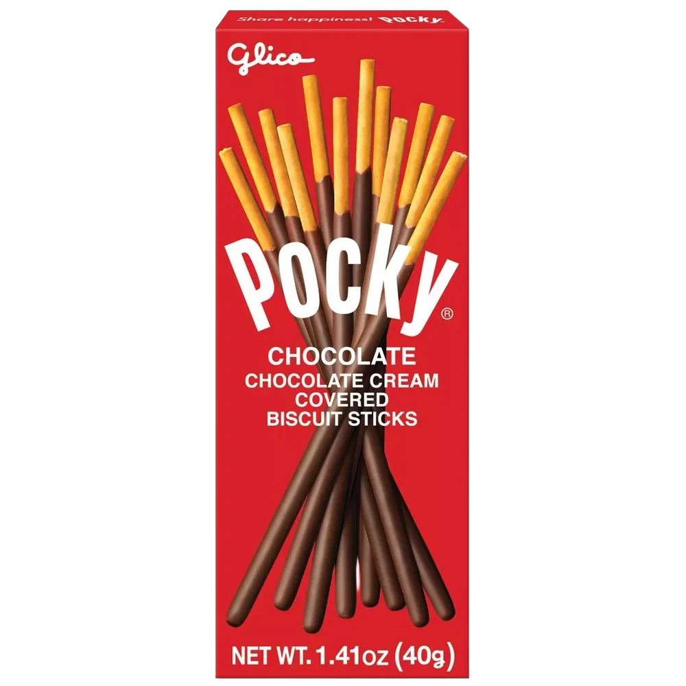 Pocky Chocolate Cream Covered Biscuit Sticks (20 CT) - Image 2