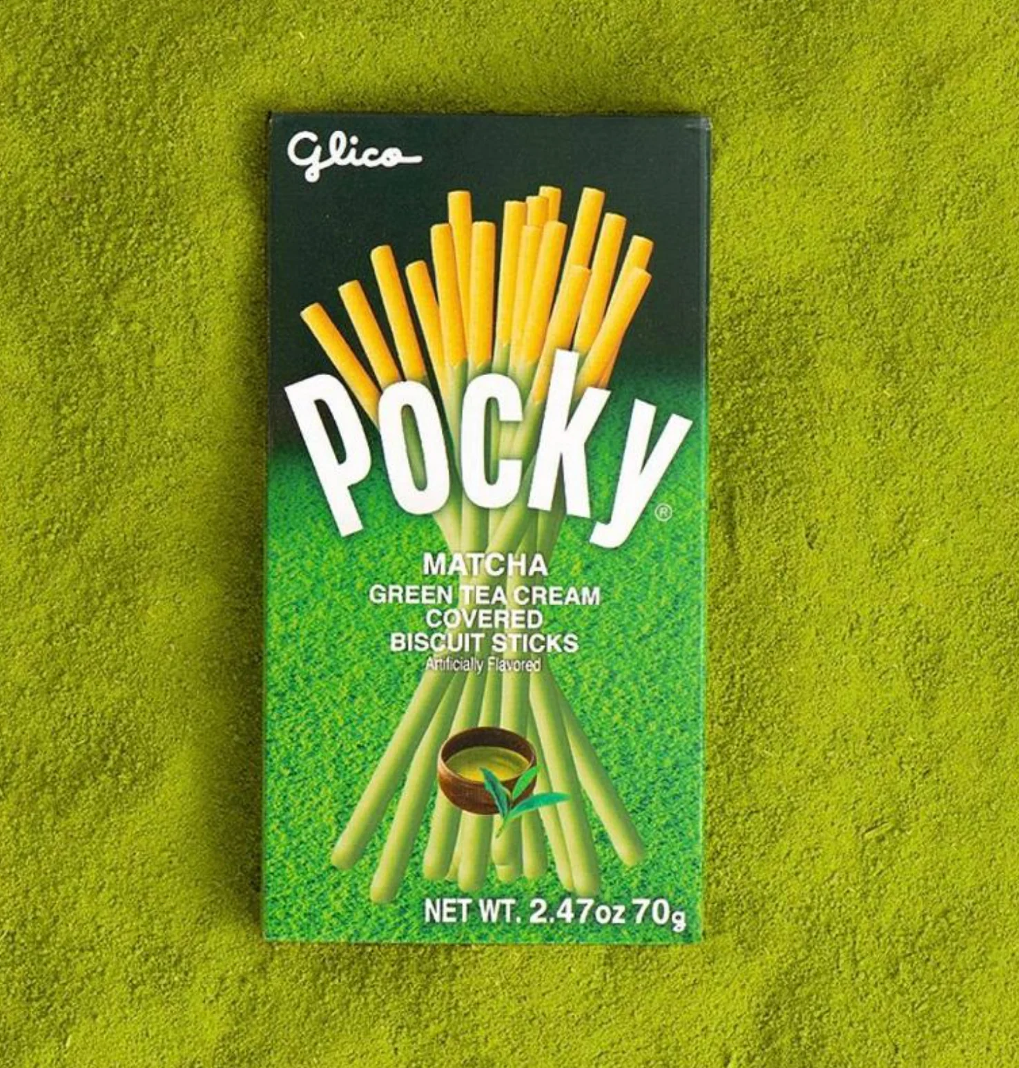 Pocky Matcha Green Tea Cream Cookie - Image 2