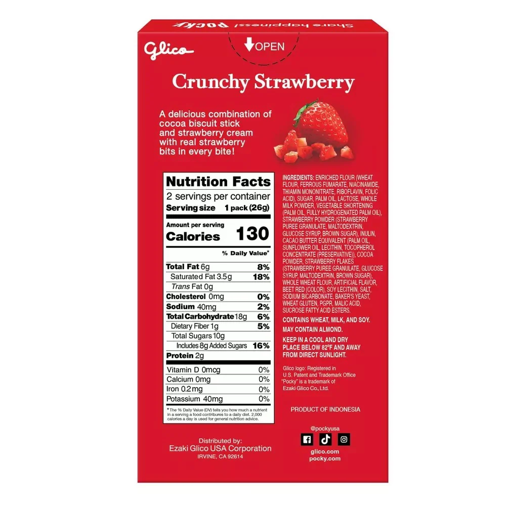 Crunchy Strawberry Cream Covered Biscuit Sticks (10 CT) - Image 5