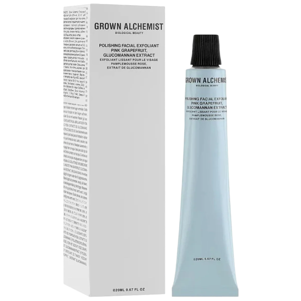 Polishing Facial Exfoliant: Pink Grapefruit Glucomannan Extract