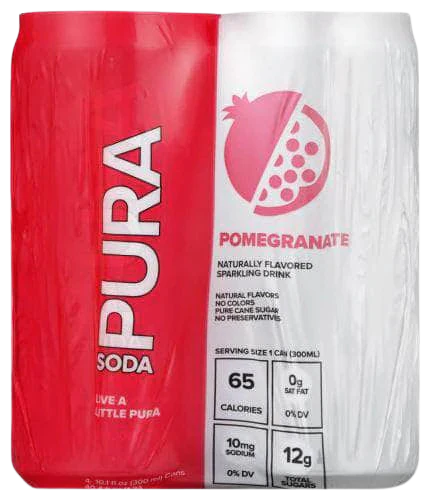 Pomeganate Soda 4Pk