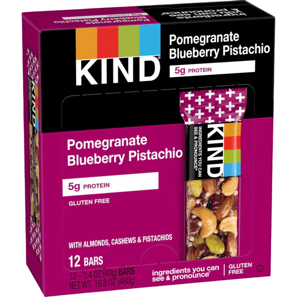 Pomegranate Blueberry Pistachio Bar (12 CT)