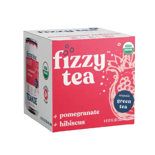 Fizzy Tea - Pomegranate Hibiscus (4 Pack)