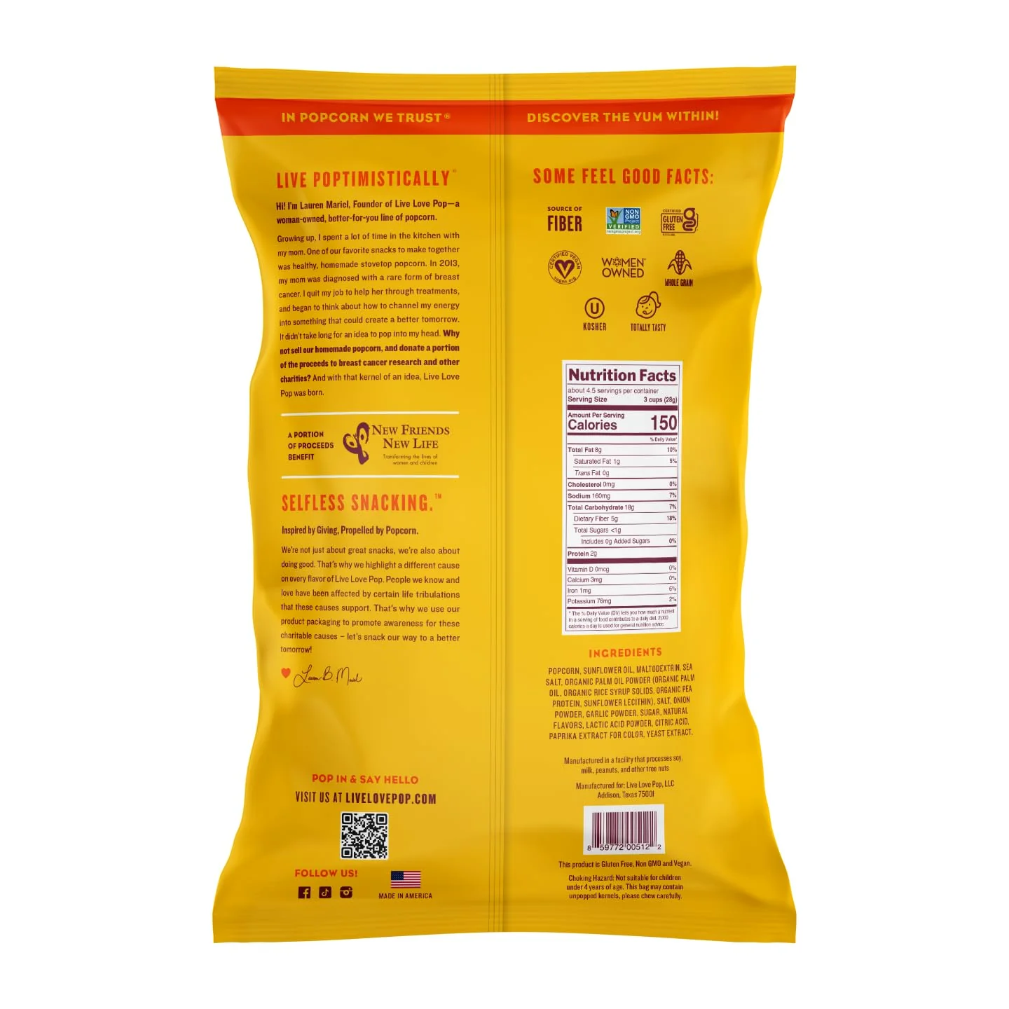 Popcorn Cheddar & Sour Cream - Image 3