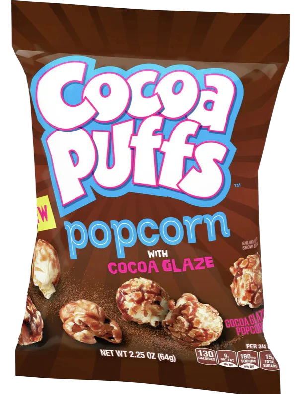 Popcorn Snack with Cocoa Glaze