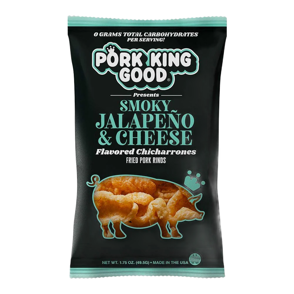 Pork King Good Smoky Jalapeno & Cheese Rinds (12 CT) - Image 2