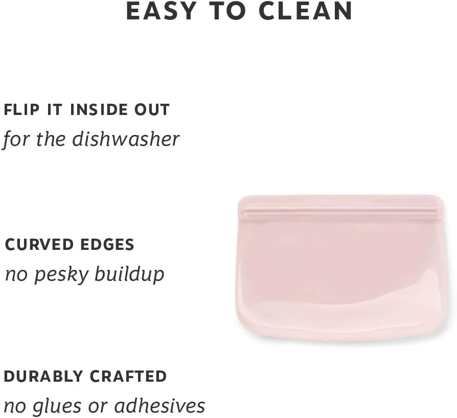 Silicone Storage Bag - 10 oz - Blush - Image 2