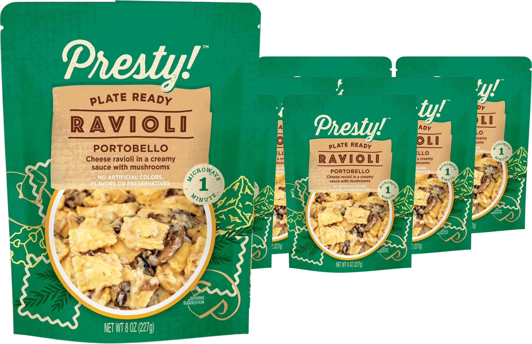 Portobello Ravioli Mushroom Mix (6 Pack)