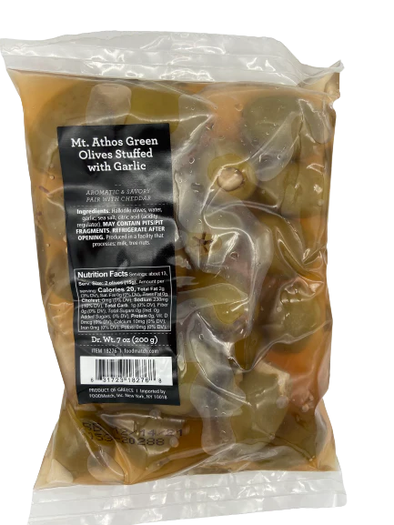 Pouch Olives Stuffed Garlic