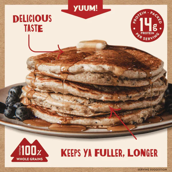 Power Cakes Blueberry Flapjack and Waffle Mix - Image 3