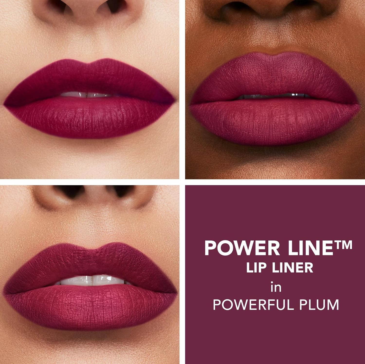 Power Line Plumping Lip Liner - Powerful Plum - Image 4