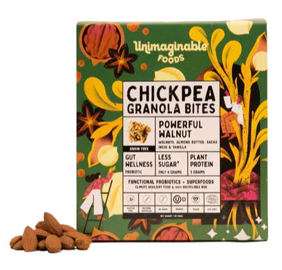 Powerful Walnut Chickpea Granola