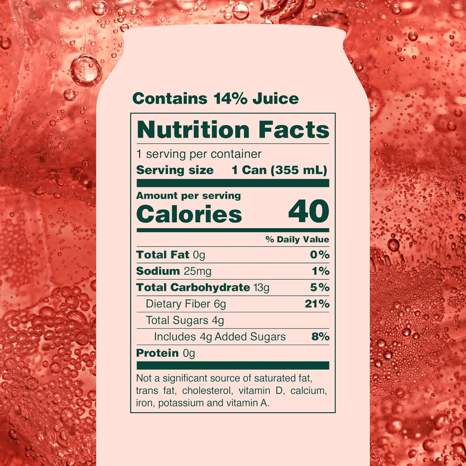 Prebiotic Soda - Strawberry Vanilla (12 Pack) - Image 4
