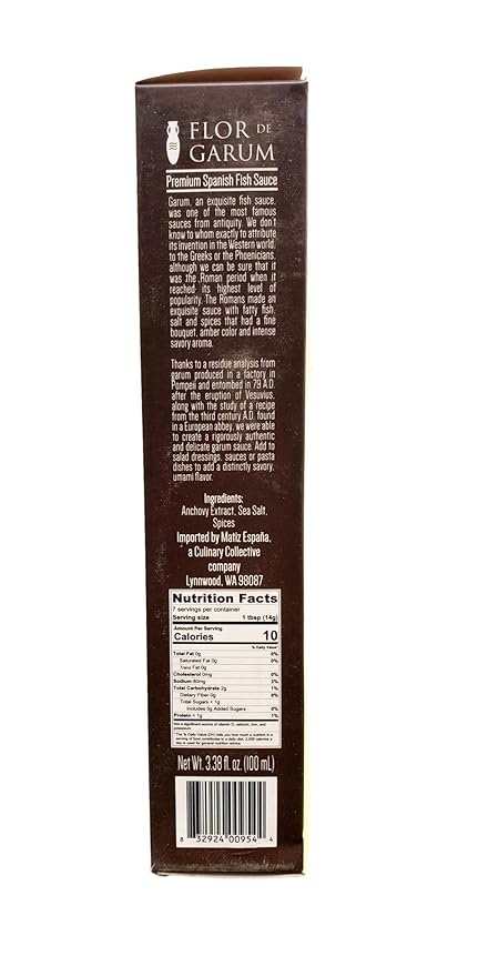 Premium Spanish Fish Sauce, Flor De Garum - Image 2