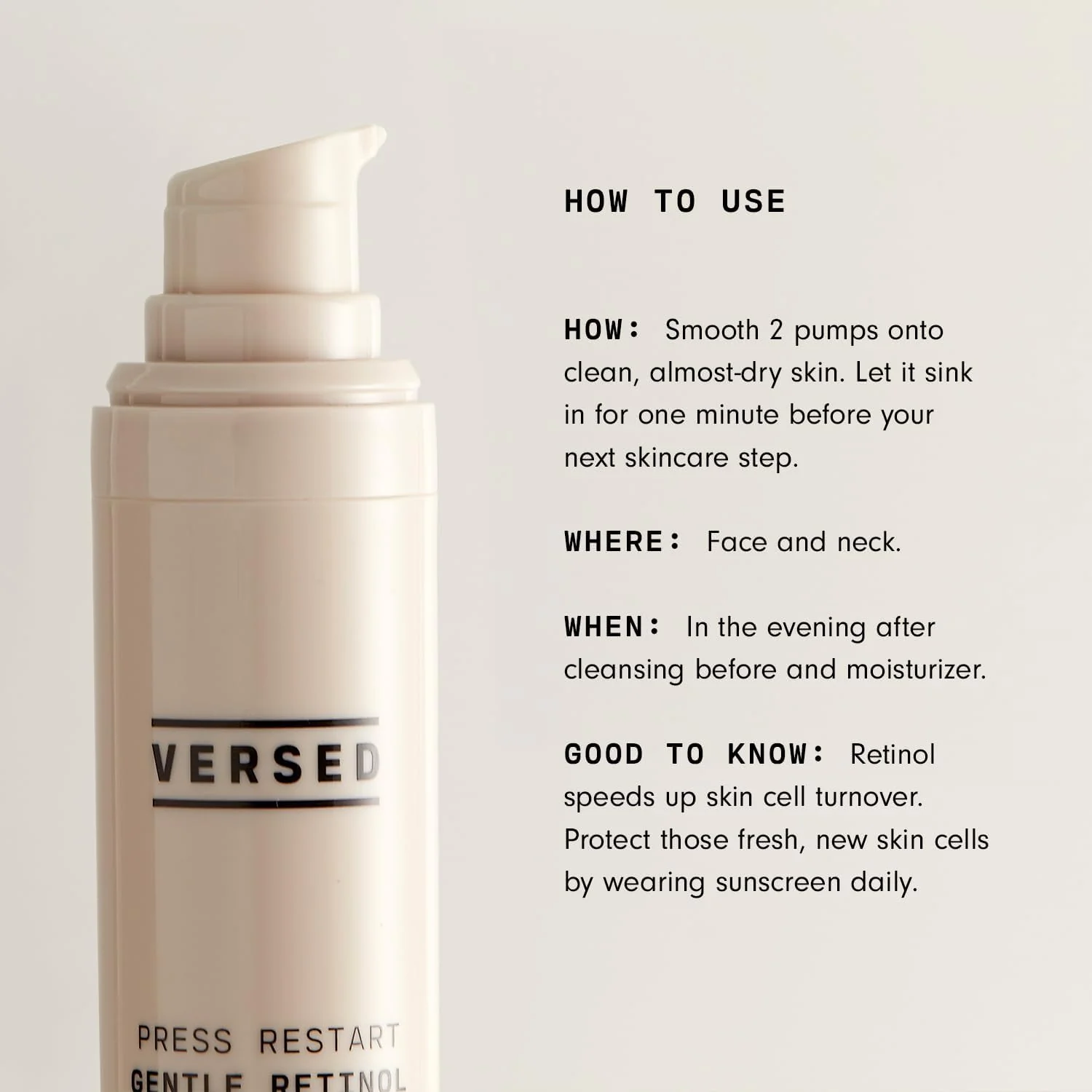 Press Restart Gentle Retinol Serum - Image 2