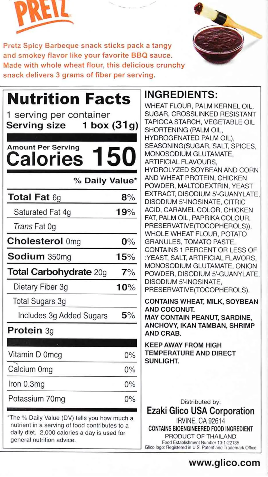 Pretz: Spicy Barbecue Pretzels (3 Pack) - Image 3