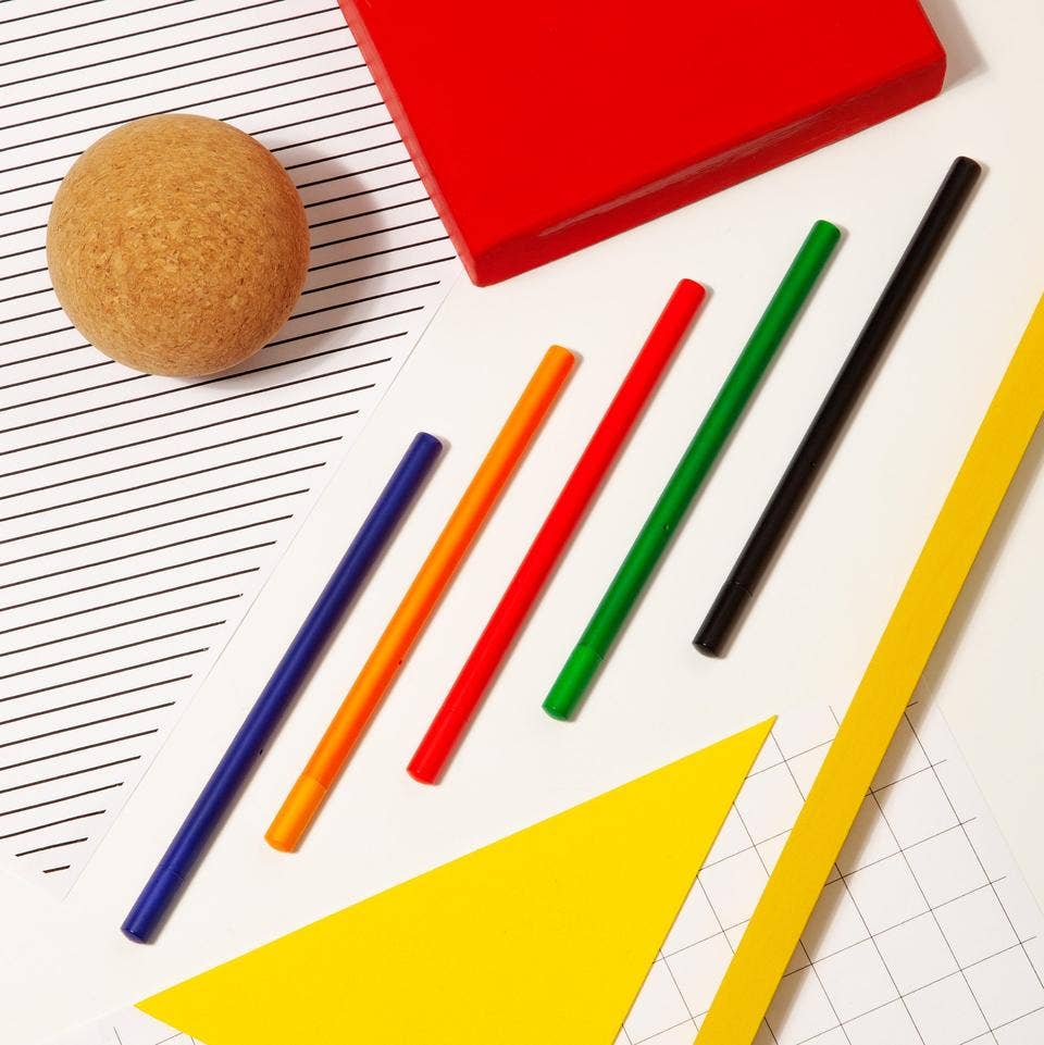 Prism Colored Rollerball Pen - Orange (1 CT) - Image 3