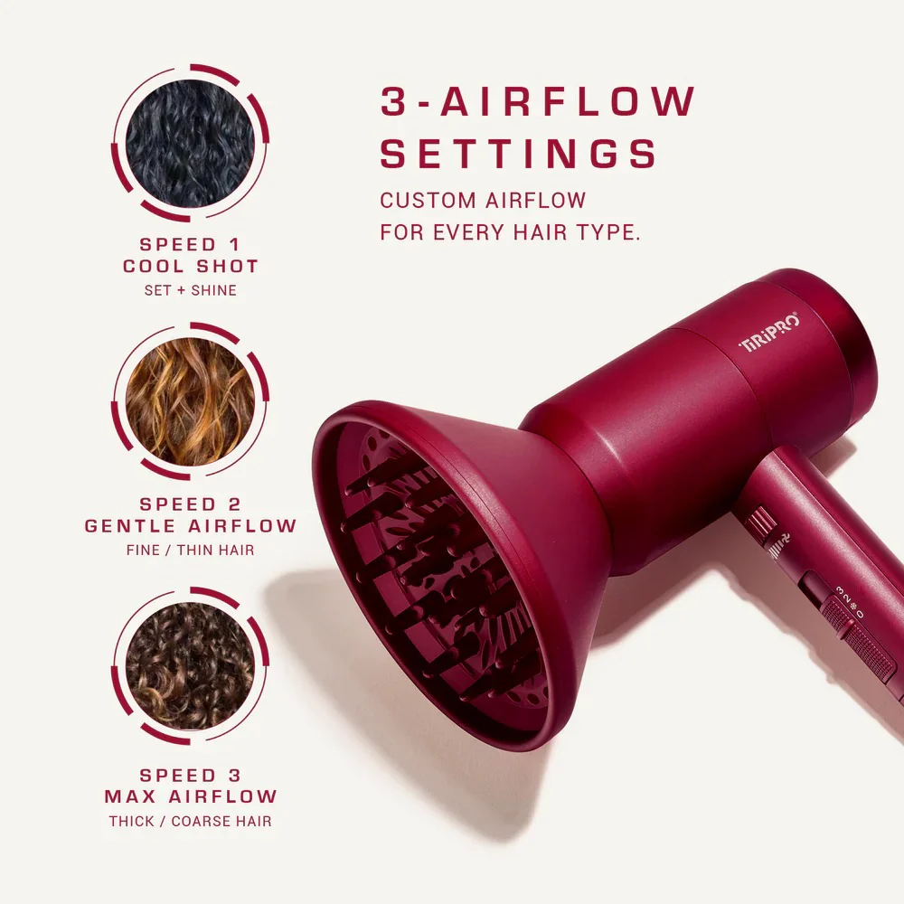 Prisma Pro Dryer with Adjustable Airflow Technology - Red - Image 9