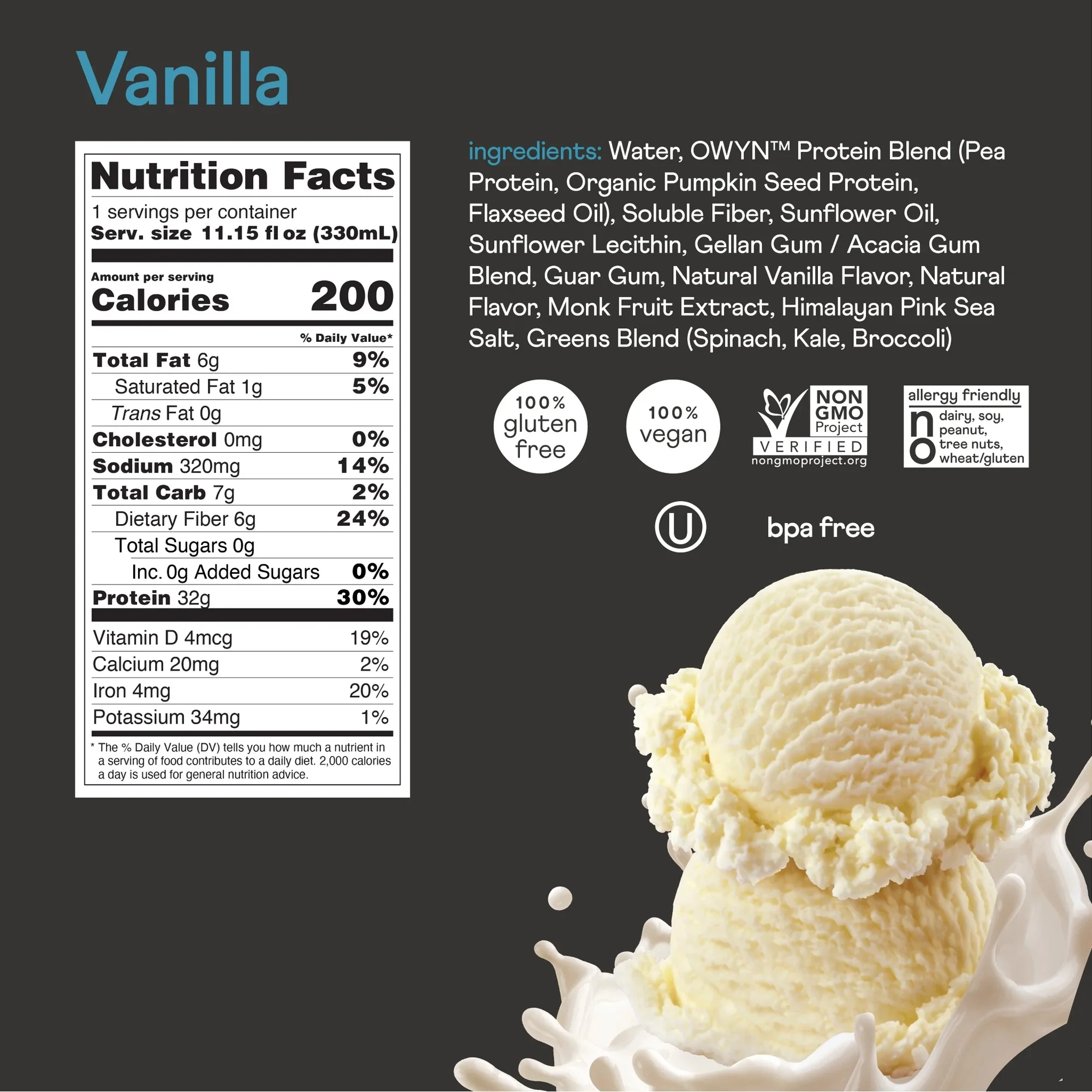 Pro Elite Vanilla Protein Drink (4 Pack) - Image 3