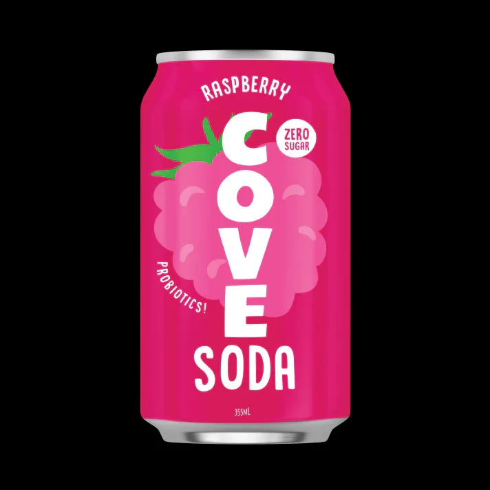 Probiotic Raspberry Soda (12 Pack) - Image 2