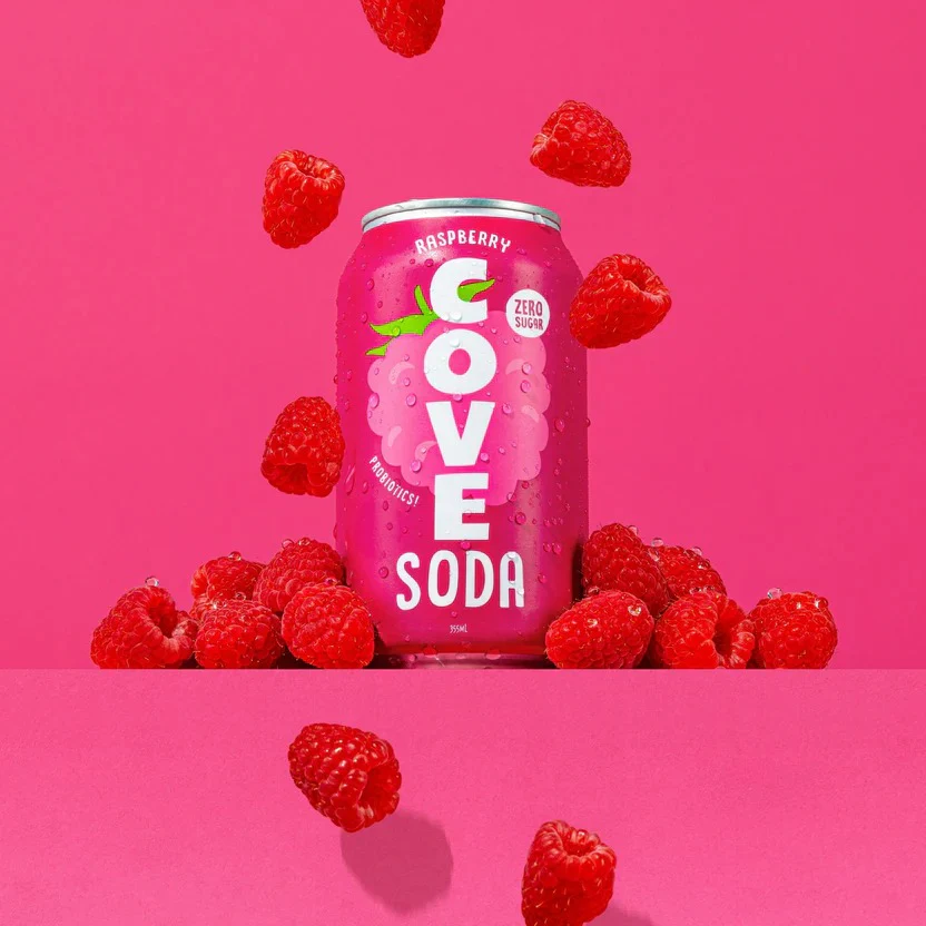Probiotic Raspberry Soda (12 Pack) - Image 5