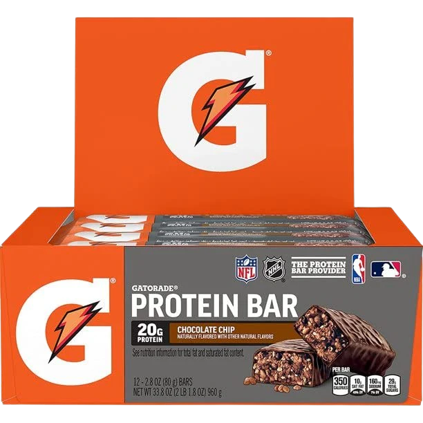 Whey Protein Bars Chocolate Chip (12 CT)